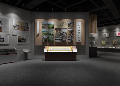 现代农业农产品展厅3D模型下载
